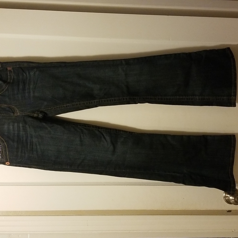 90' Low Rise Size 7 Rewind jeans. New without tags